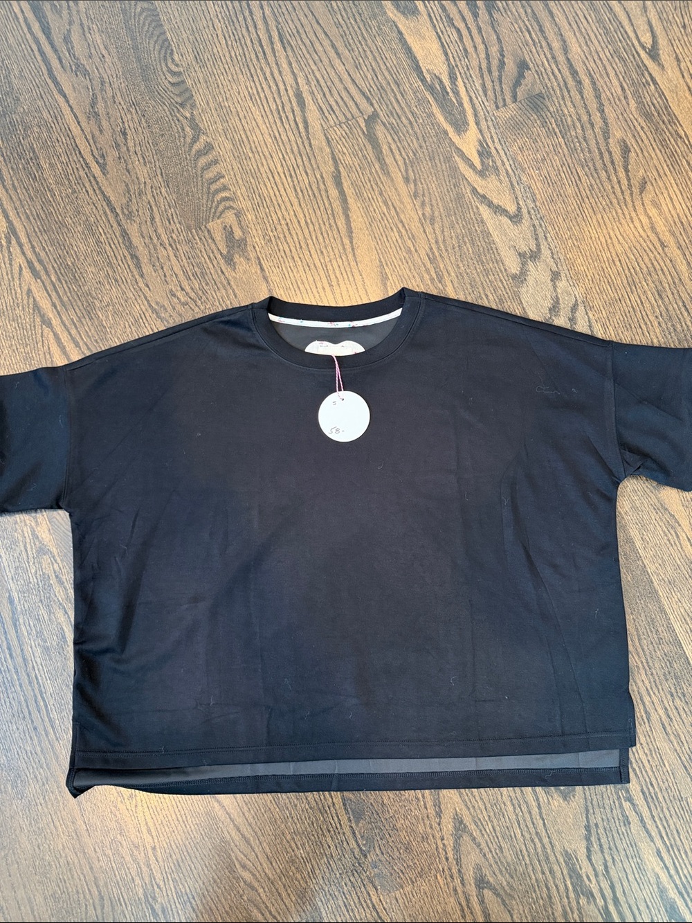 Black  Crewneck Tee